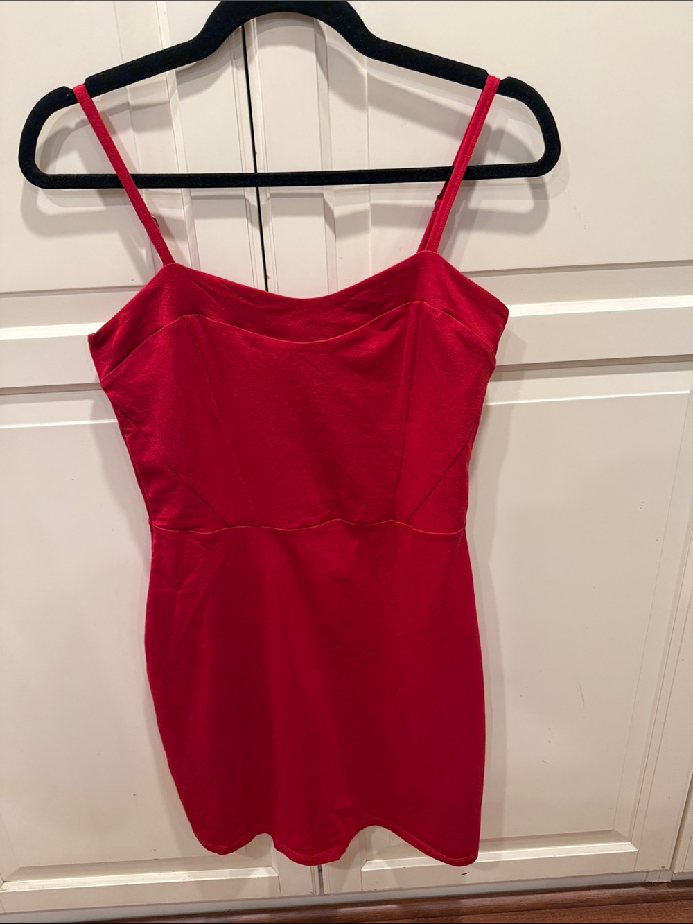Hollister Red Adjustable -Strap Dress